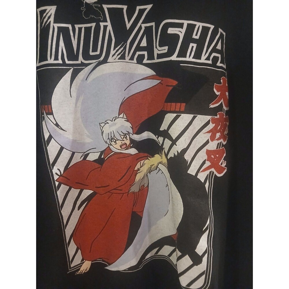 Unisex Adult's Inuyasha Blade Graphic Shirt Anime Y2K - Picture 2 of 4